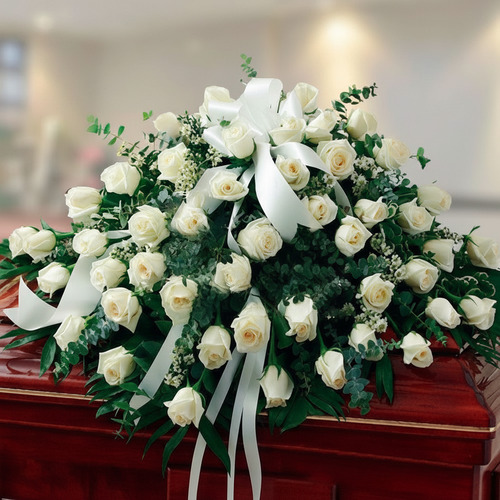 Funeral Arrangement Covers Mercy Box