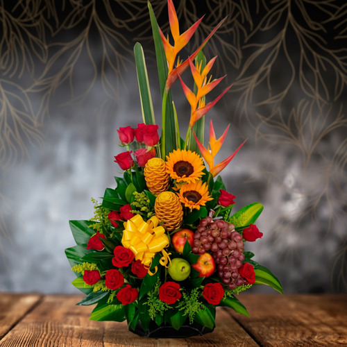Floral Arrangement with Durio Fruits