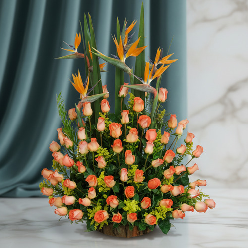 Floral Arrangement More Roses