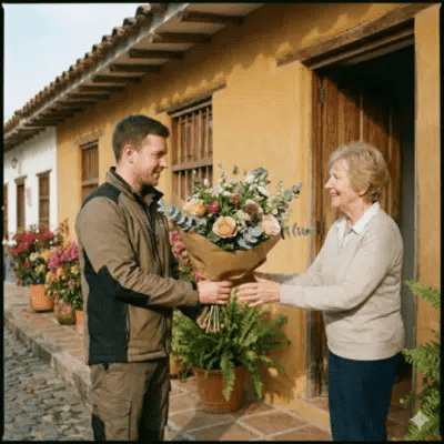 Flower delivery in Medellin